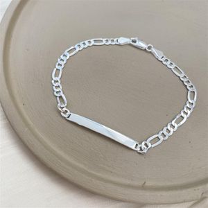 PULSEIRA PRATA CORRENTE 3X1 COM CHAPA LISA