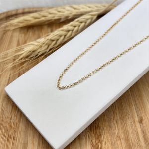 COLAR FOLHEADO A OURO ELO PORTUGUÊS