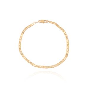 PULSEIRA FOLHEADO A OURO PIASTRINE FINA