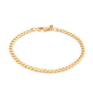 PULSEIRA FOLHEADO A OURO CORRENTE 1X1