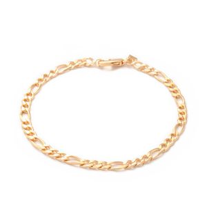 PULSEIRA FOLHEADO A OURO CORRENTE 3X1