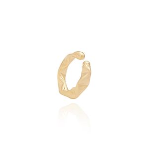 PIERCING DE ORELHA FOLHEADO A OURO LISO