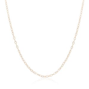 CHOKER FOLHEADA A OURO ELOS LISOS