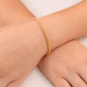 PULSEIRA FOLHEADO A OURO FIO PIPOCA