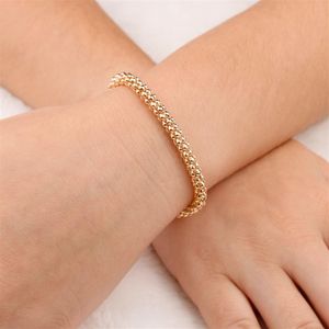 PULSEIRA FOLHEADO A OURO PIPOCA GROSSA