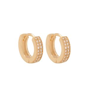 BRINCO FOLHEADO A OURO AGOLA MÉDIA DE ZIRCÔNIAS