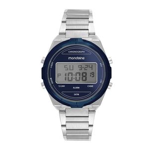 RELÓGIO MONDAINE DIGITAL PRATA CASUAL