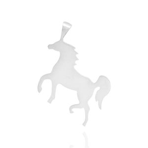 PINGENTE PRATA CAVALO LISO