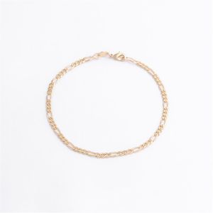 PULSEIRA FOLHEADO A OURO CORRENTE 3X1