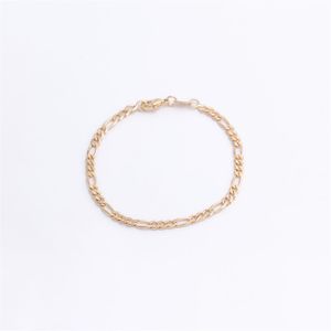 PULSEIRA FOLHEADA A OURO CORRENTE 3X1