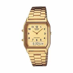 RELÓGIO CASIO VINTAGE DOURADO ANADIGI QUADRADO