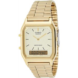 RELÓGIO CASIO DOURADO ANADIGI QUADRADO