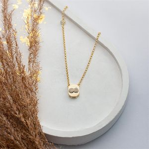 COLAR FOLHEADO A OURO MINI ELO PORTUGUÊS COM PLACA COM INFINITO DE CORAÇÃO
