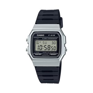 RELÓGIO CASIO DIGITAL PRETO COM PRATEADO