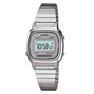 RELÓGIO CASIO PRATA VINTAGE PEQUENO DIGITAL