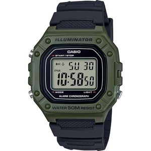 RELÓGIO CASIO ESPORTIVO PRETO COM VERDE DIGITAL