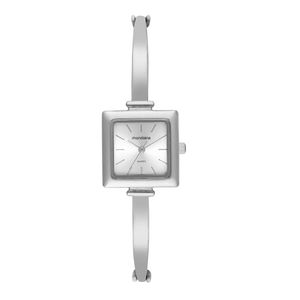 RELÓGIO MONDAINE QUADRADO E BRACELETE PRATA