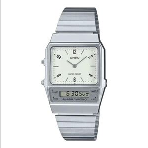 RELÓGIO CASIO PRATA ANADIGI RETRO