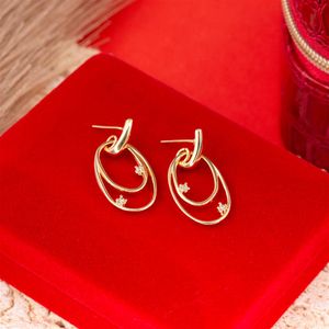BRINCO FOLHEADO A OURO AROS COM MINI ZIRCÔNIA