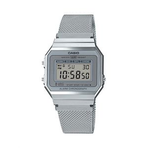 RELÓGIO CASIO PRATA QUADRADO VINTAGE