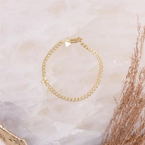 PULSEIRA FOLHEADO A OURO INFANTIL FIO GRUMET